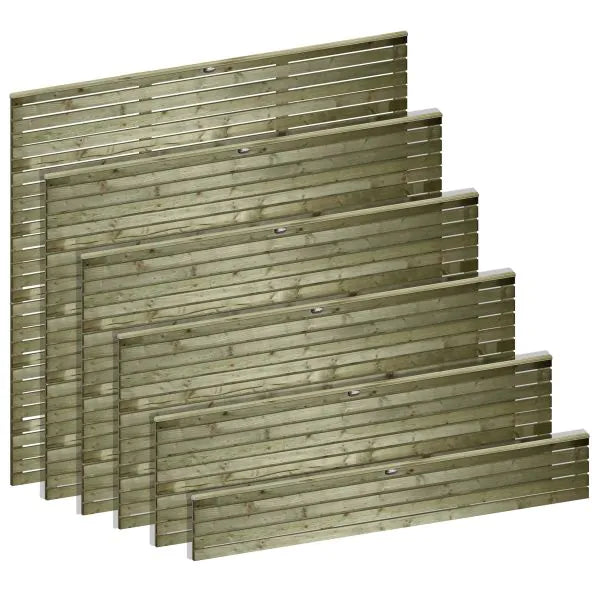 Contemporary Roma Single Slatted Trellis Panel